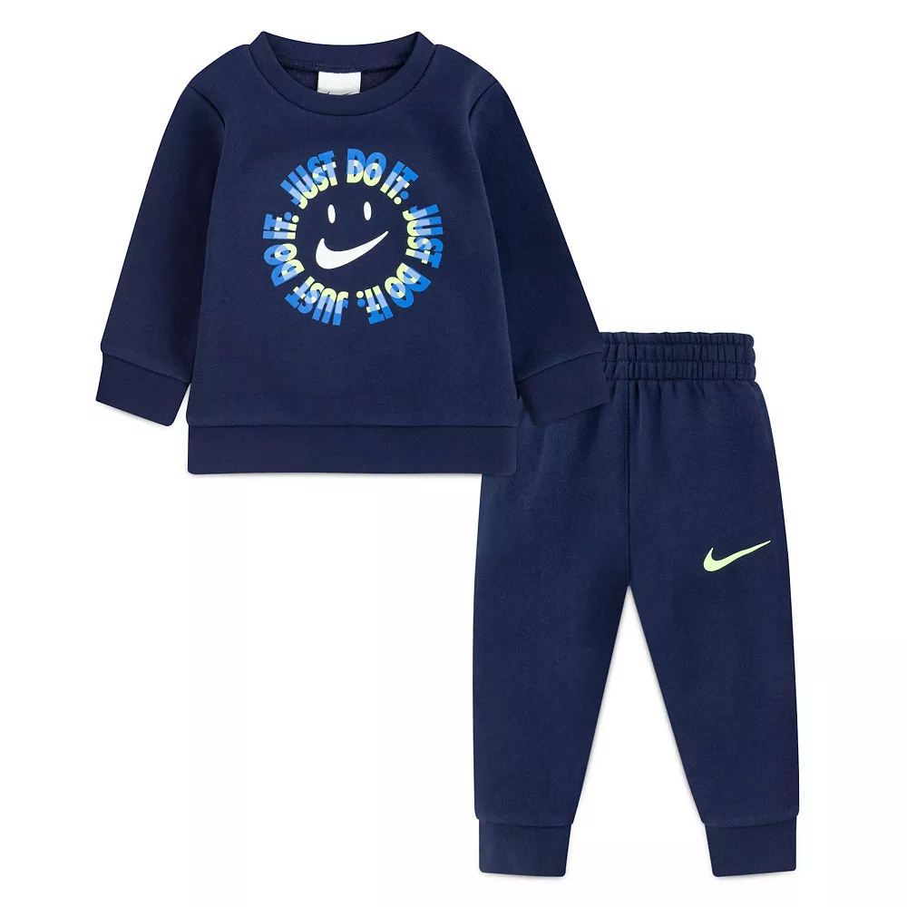 Baby Boys Nike Smiley Crew Set 4 Baby Boys Nike Smiley Crew Set - Image 2