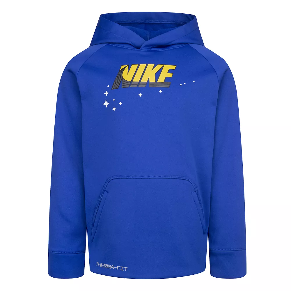 Boys 4-7 Nike Wordmark Raglan Therma-FIT Hoodie 4 Boys 4-7 Nike Wordmark Raglan Therma-FIT Hoodie - Image 2