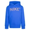 Boys 4-7 Nike Wordmark Smiley Face Graphic Hoodie -Nike outlet shop 5745780 Blue