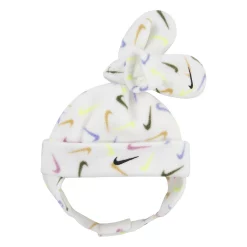 Toddler Nike Swoosh Allover Print Fleece Trapper Hat & Mittens Set -Nike outlet shop 5756117 ALT2