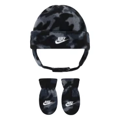 Baby Boy Nike Futura Trapper Hat & Mittens Set