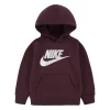 Toddler Boy Nike Metallic Logo Hoodie -Nike outlet shop 5807740 Burgundy