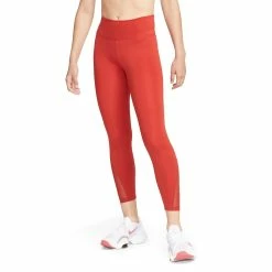 Women's Nike One Midrise 7/8 Leggings -Nike outlet shop 6120418 Cinnabar