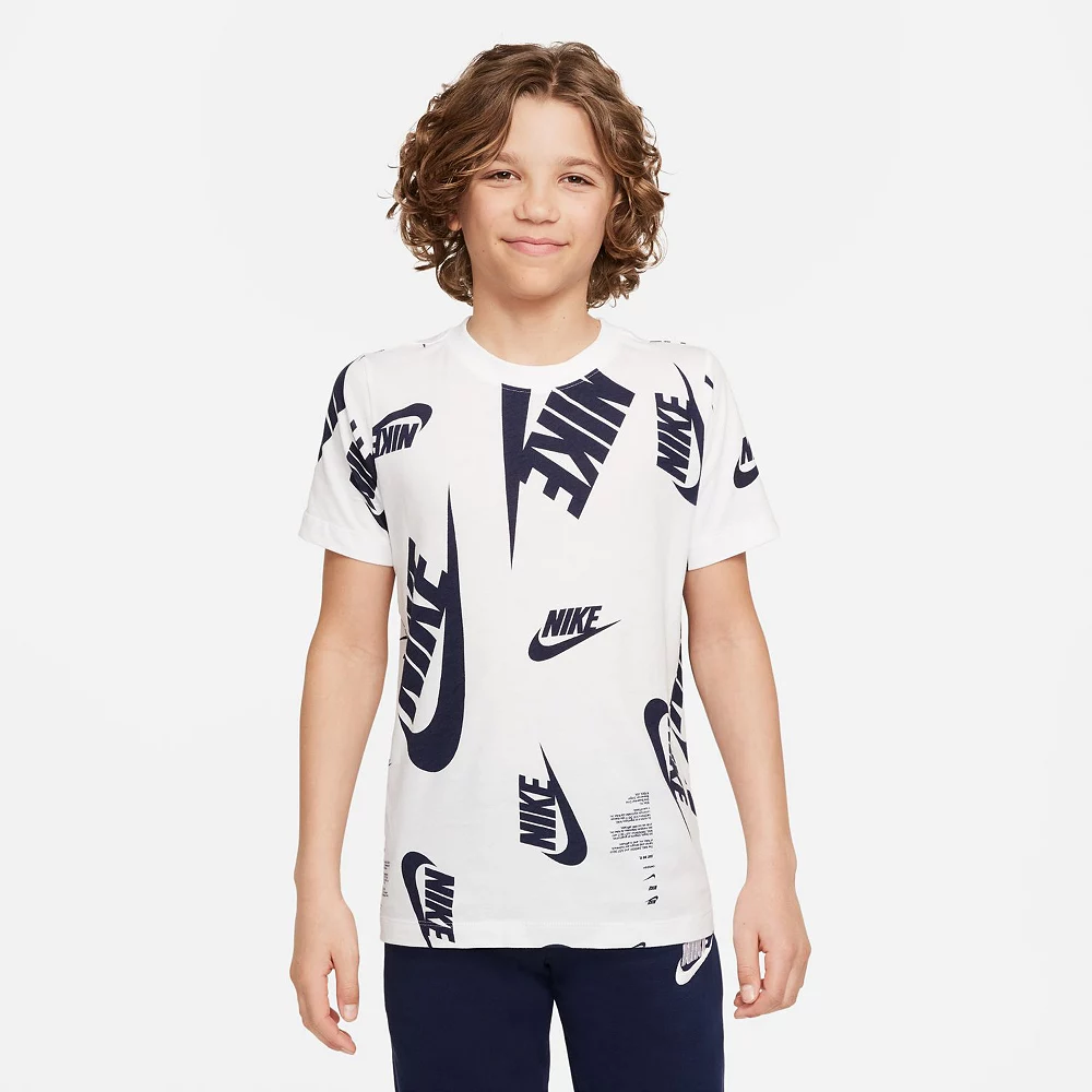 Boys 8-20 Nike Brandmark Allover Print Tee 6 Boys 8-20 Nike Brandmark Allover Print Tee - Image 4