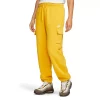 Women's Nike Sportswear Club Fleece Midrise Cargo Pants -Nike outlet shop 6142355 Yellow Ochre