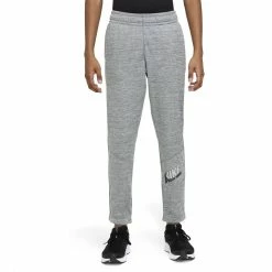 Boys 8-20 Nike Therma-FIT Tapered Training Pants -Nike outlet shop 6142365 Carbon Heather Lt Smok
