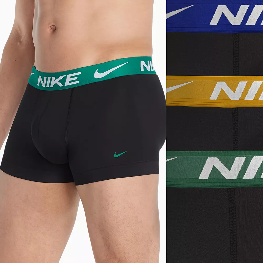 Men's Nike Dri-FIT Essential 3-pack Microfiber Trunks 4 Men's Nike Dri-FIT Essential 3-pack Microfiber Trunks - Image 2