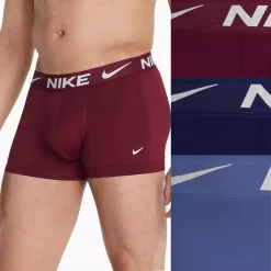 Men's Nike Dri-FIT Essential 3-pack Microfiber Trunks 9 Men's Nike Dri-FIT Essential 3-pack Microfiber Trunks -Nike outlet shop 6196514 Light Blue Navy Beet